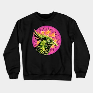 Raven with mandala Crewneck Sweatshirt